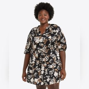 Suzy Midi Dress in Midnight Magnolia